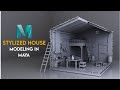 Autodesk Maya 2022 Stylized House modeling for beginners