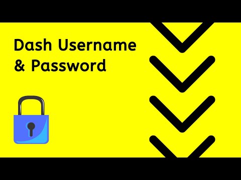 App Username and Password - Dash Authentication