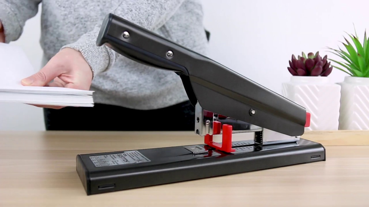 Bostitch 130 Sheet Heavy Duty Stapler - YouTube