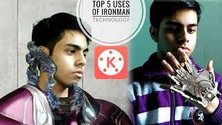 Top 5 Uses Of Tony Stark Technology Effects By Kinemaster