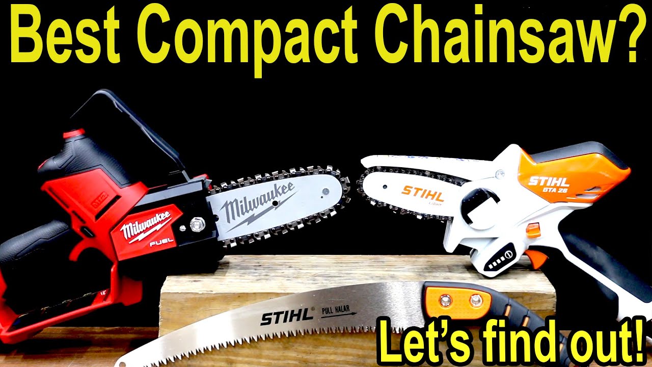 Best Compact Chainsaw? Stihl vs Milwaukee, Kobalt, DeWalt, Makita