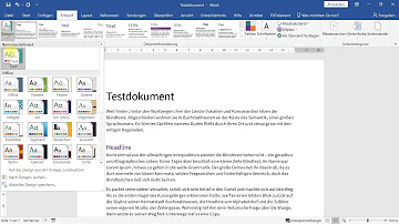 Wie kann ich ein Word-Dokument schön gestalten?