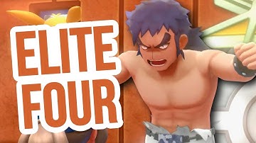 BATTLE BRUNO - FIGHTING TYPE ELITE FOUR! Pokémon Let