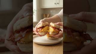 Bacon, Egg & Cheese Breakfast Sandwich 🥓🍳 | Easy Breakfast Recipe