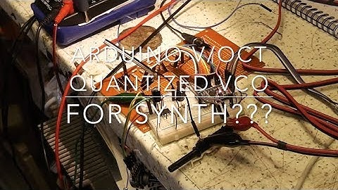 Arduino V / Oct Quantized VCO:  reading and outputting analogue voltages FAST