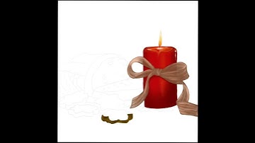 How to draw a Christmas card in Procreate / Speed paint