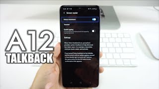 How to Disable / Turn OFF TalkBack on a Samsung Galaxy A12 screenshot 3