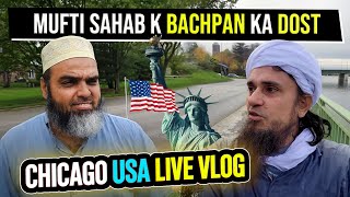 Mufti Tariq Masood - In USA Chicago Live Vlog