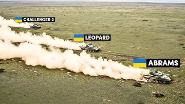 Russians ambushed the Abrams and Leopard armored vehicles carrying mercenaries at close range.