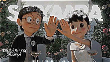 Saiyaara 🥺 || Ft. Nobita Marry Shizuka 😍❤️ || Doraemon Status 😘💝