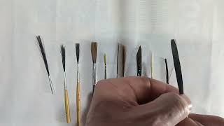 Que pinceles usar para fileteado porteño, pinstriping, scrolling ,tutorial pinceles fileteado