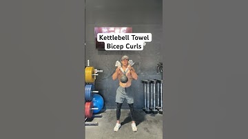 Kettlebell Towel Bicep Curls