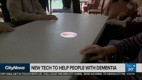 New tech to help people with dementia