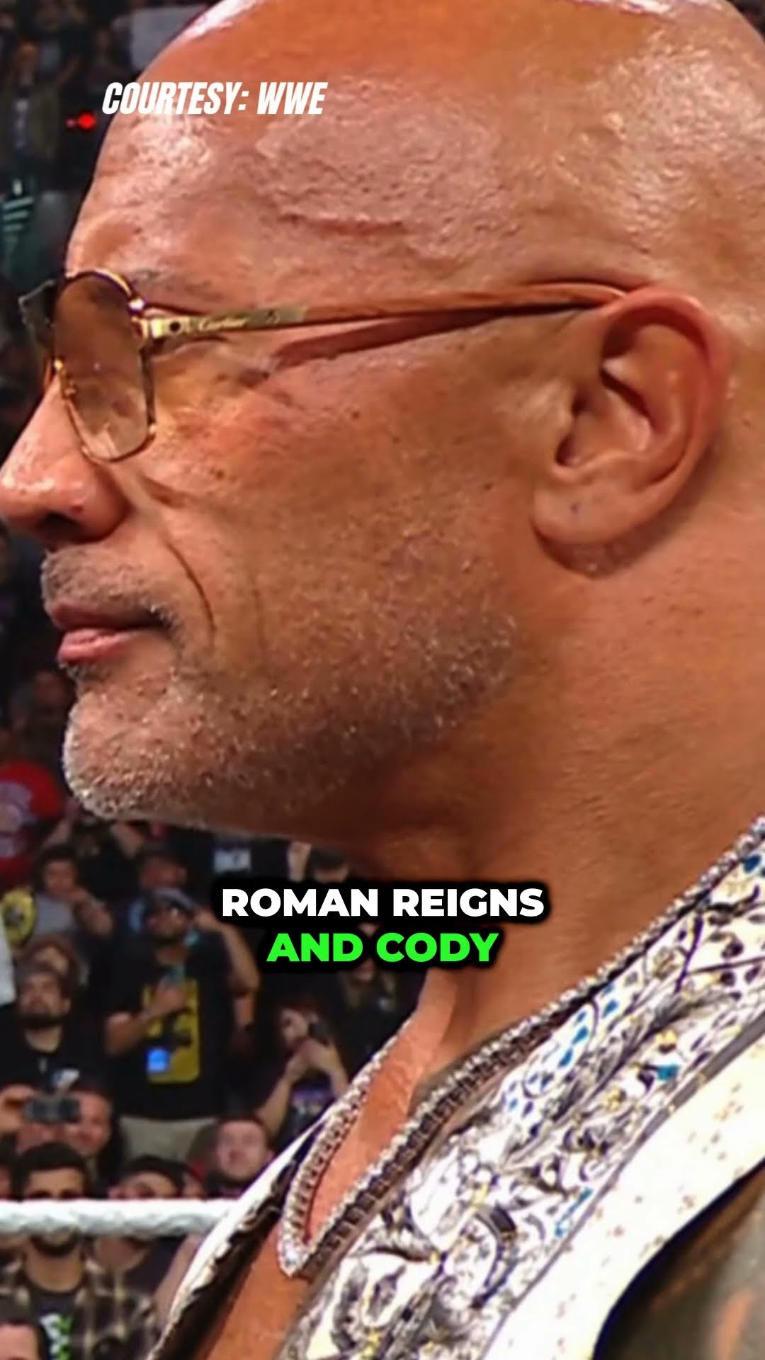 The Rock turns babyface! Reuniting with Reigns and Rhodes—WrestleMania surprise next#TheRock #shorts