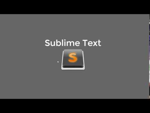 Sublime Text #1.1: introduction