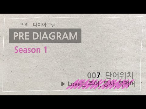 [New <strong>PRE</strong>] Season 1-007_Korean <strong>vs</strong> English 7  단어위치