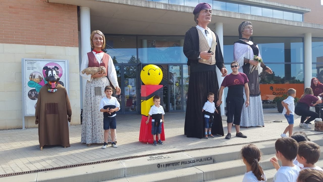 PRESENTACIO DEL GEGANTO MIRONET DE L´ ESCOLA JOAN MIRO  13 JUNY 2018