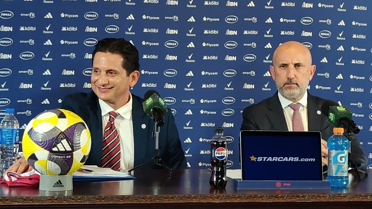 Presentación de Ronald González como nuevo director de Selecciones Nacionales de Costa Rica