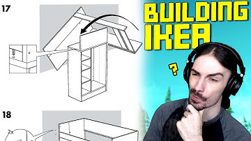 I Build IKEA Furniture In This Game Using THEIR INSTRUCTIONS! - Scrap Mechanic Gameplay