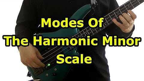 Harmonic Minor Modes For Bass Guitar