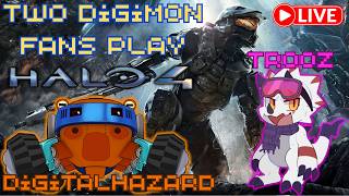 The 343 Era of Halo Begins! Two Digimon Fans Play Halo 4!