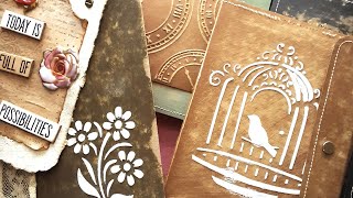 Craft Fair Idea - A Little Booklet Made with Sandable Card Stock!