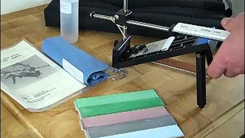 Edge Pro Chosera Custom Set. How to sharpen with the Edge Pro