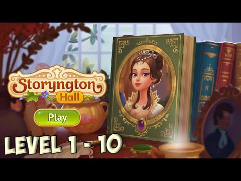 Storyngton Hall: Match 3 Games Level 1 - 10 [ Gameplay Story ] HD