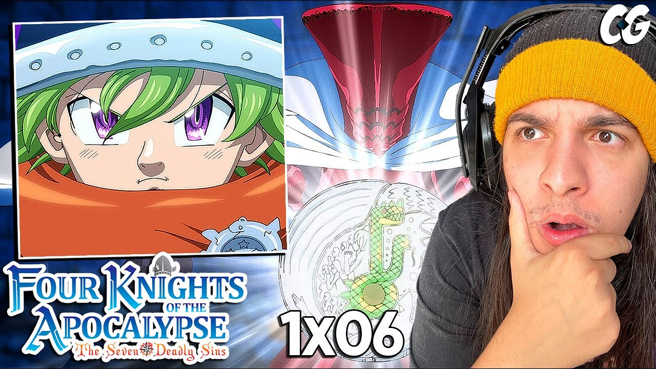 ARTHUR APARECEU!!! PERCIVAL VS IRONSIDE - React Nanatsu No Taizai:  Mokushiroku No Yonkishi EP 8 