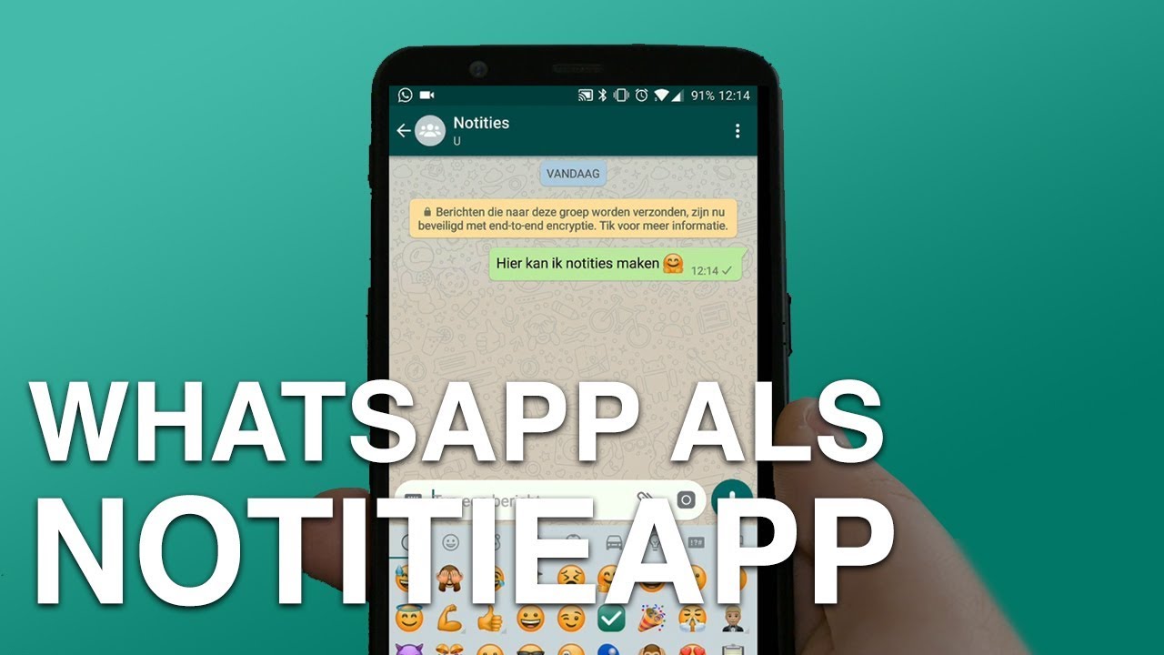 Zo start je een WhatsApp-gesprek met jezelf, notitie-apps overbodig