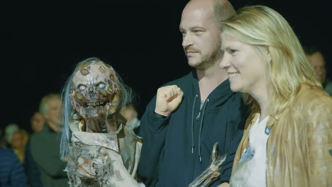 Halloween Zombie "Pete" - so sieht sein Arbeitstag aus.