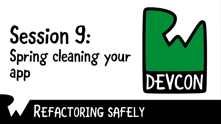 Spring Cleaning Your App - Refactoring Safely - RWDevCon Session - Live Tutorial Conference