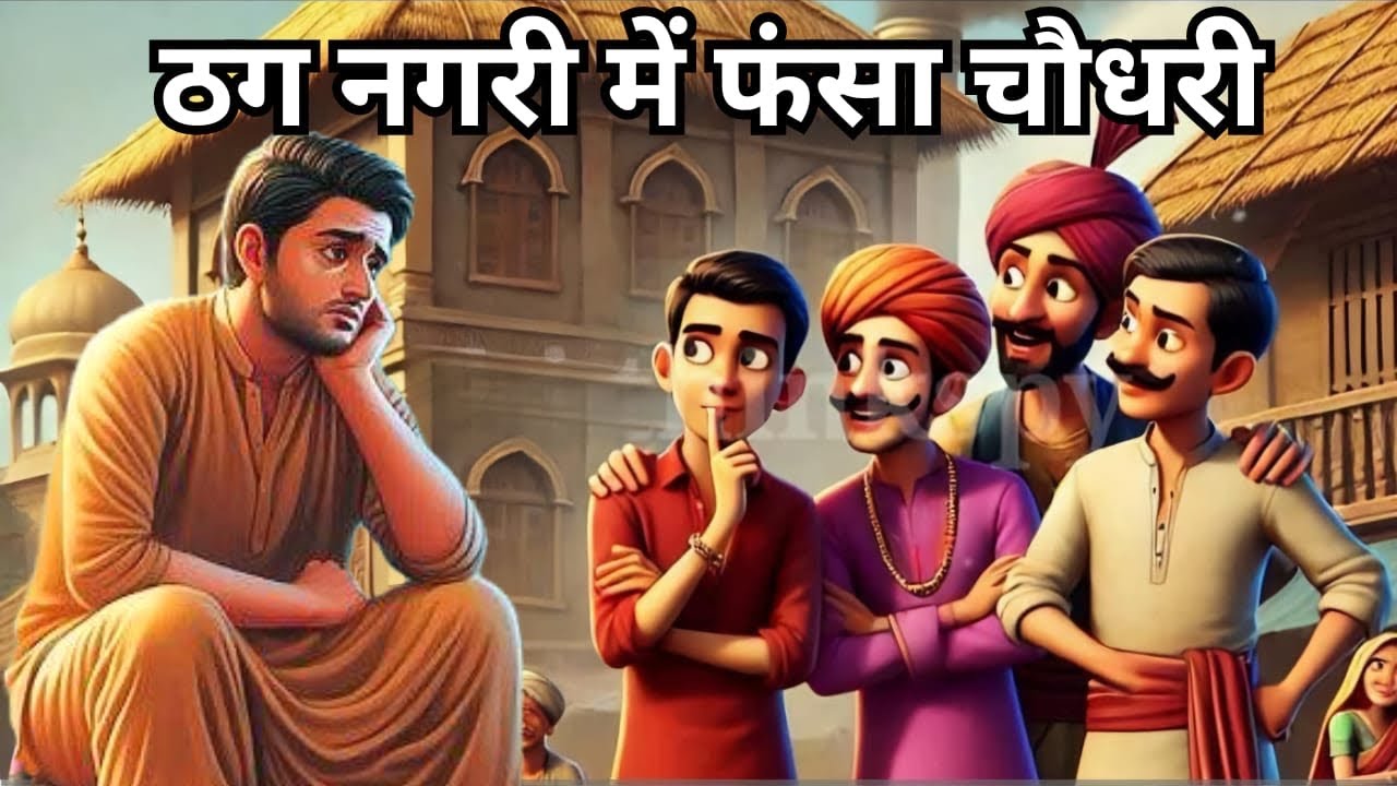 ठग नगरी में फँसा चौधरी, सूझ बूझ से दी ठगों को मात | हिंदी कहानी | Hindi Kahani