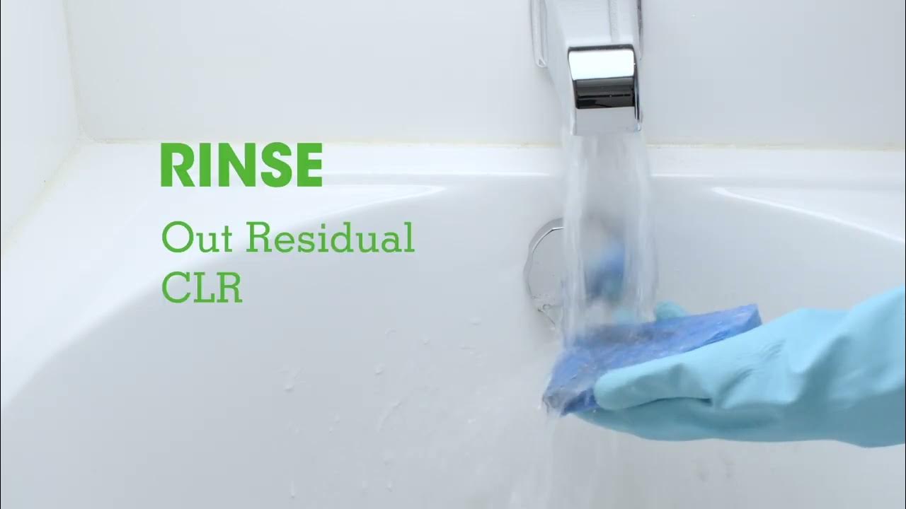 CLR Brands™ How to Clean Your Bathtub YouTube