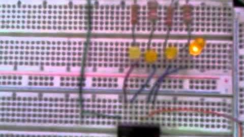 video circuito contador 74ls163