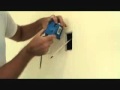 Installing a cut in electrical box Installing a cut in electrical box
