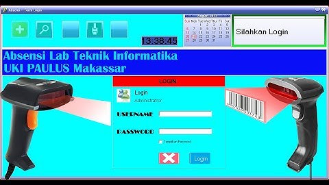 [REVIEW + Source Code] Program Absensi berbasis barcode reader menggunakan delphi 7