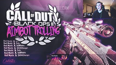BO2 AIMBOT TROLLING! (BEST TRICKSHOT EVER QUAD HEAD)