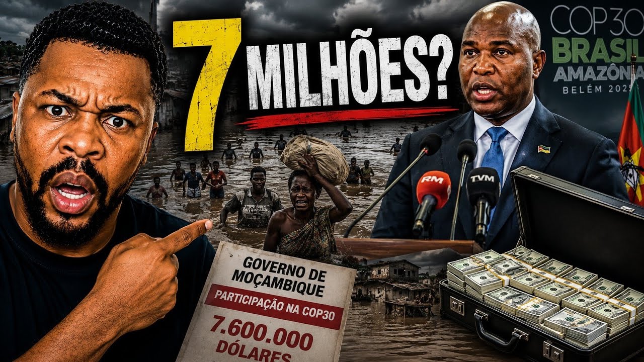 CHAPO QUER MILHÕES ENQUANTO MOÇAMBIQUE AFUNDA