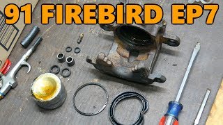 1991 Firebird DIY Brake Caliper Rebuild and Bench Testing (Ep.7)