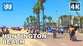 [4K] Pacific Airshow 2021 in Huntington Beach, California  Virtual Walking Tour  Binaural Sound