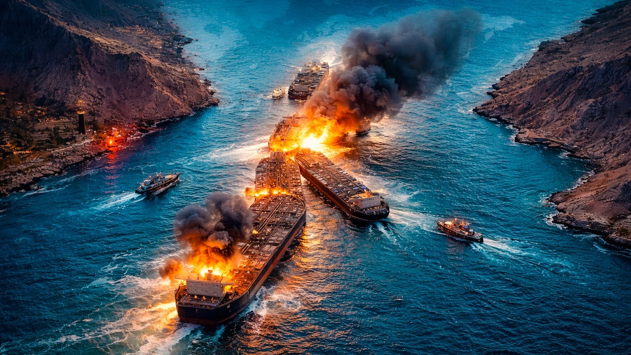 Oil Prices Skyrocket as Iran Closes the Strait of Hormuz - YouTube