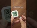 Pantau kelembaban ruangan dengan higrometer mini humidity meter