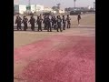 استعراض ضباط العنصر النسوي في تخرج المعهد العالي لتطوير الامني والاداري