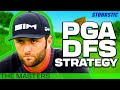 Dfs golf preview the masters fantasy golf picks data  strategy for draftkings