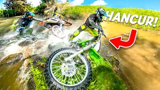 KLX230 Hancur Dipakai Offroad Dijalan Ekstrim!