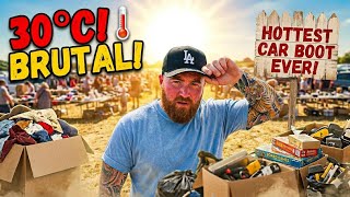 RESELLING in a UK Heatwave is Brutal! (Massive Car Boot Haul)