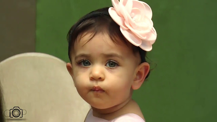 Nitara's first birthday clip