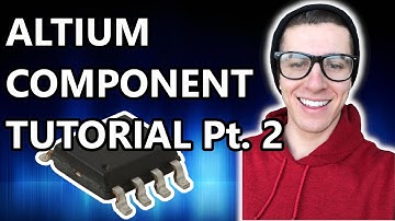 ALTIUM COMPONENT TUTORIAL Pt. 2 | ALTIUM LIBRARY COMPONENT TUTORIAL | FOOTPRINT, SCHEMATIC SYMBOL