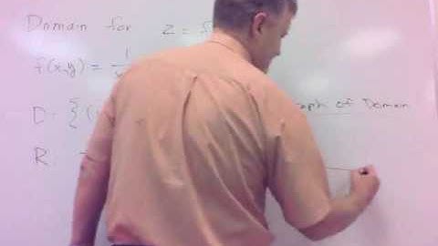 292 14.1(a) - Functions of 2 Variables; Domain and Range